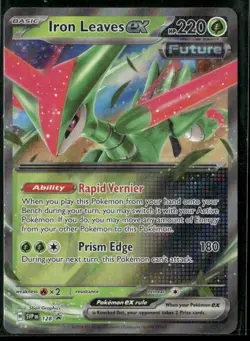 Iron Leaves ex 128 Scarlet & Violet Promo Cards (SVP) Double Rare Pokemon TCG - Image 1