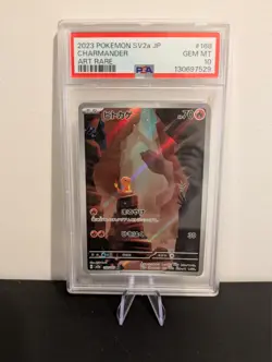 PSA 10 Charmander 168/165 Art Rare Pokemon Card 151 Japanese GEM MINT - Image 1