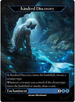 Kindred Discovery - Full Art Altered Art Custom Proxy Cards - Image 1