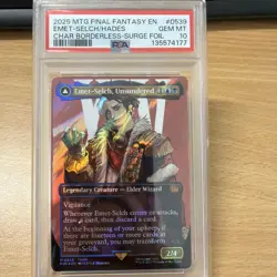 2025 MTG Final Fantasy SURGE FOIL EMET-SELCH, UNSUNDERED PSA 10 Gem - Image 1