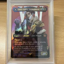 2025 MTG Final Fantasy SURGE FOIL EMET-SELCH, UNSUNDERED PSA 10 Gem - Image 2