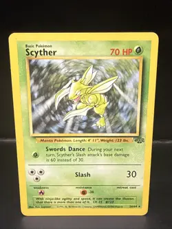 Pokemon TCG Scyther 26/64 Jungle Unlimited - Image 1