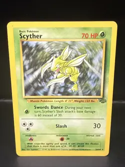 Pokemon TCG Scyther 26/64 Jungle Unlimited - Image 2