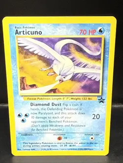 Pokemon Card Articuno Black Star Promo 22 WOTC A - Image 2