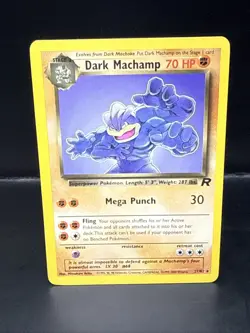 Pokemon Card - Dark Machamp Team Rocket 27/82 Rare - Image 1