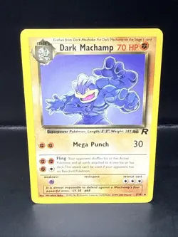 Pokemon Card - Dark Machamp Team Rocket 27/82 Rare - Image 2
