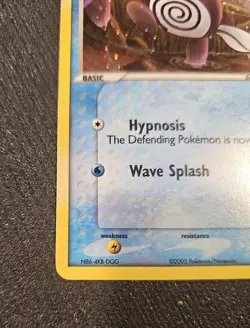 Pokemon Poliwag 67/115 Ex Unseen Forces Holo Stamped. Near Mint. - Image 4