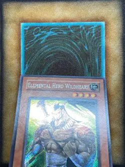 Yugioh Elemental Hero Wildheart EHC2-EN003 Secret Rare Limited Edition NM - Image 2