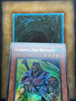 Yugioh Elemental Hero Wildheart EHC2-EN003 Secret Rare Limited Edition NM - Image 3