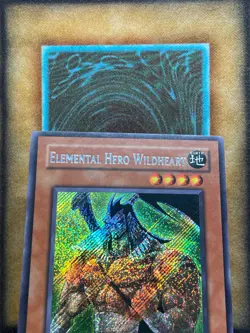 Yugioh Elemental Hero Wildheart EHC2-EN003 Secret Rare Limited Edition NM - Image 4