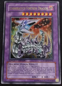 Yugioh Chimeratech Fortress Dragon JUMP-EN031 Ultra Rare Limited Edition MP - Image 1