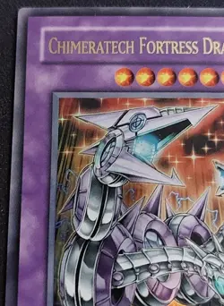 Yugioh Chimeratech Fortress Dragon JUMP-EN031 Ultra Rare Limited Edition MP - Image 2