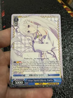 Silver-Haired Beauty Emilia Weiss Schwarz RZ/S46-059SP RR Re:Zero - Image 1