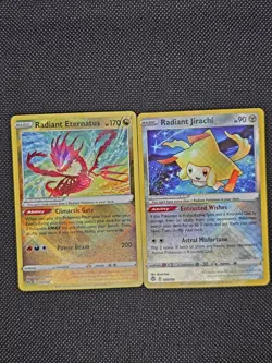 Pokemon TCG Radiant Pokemon Holo Lot - 8 Cards: Heatran, Charjabug, Steelix, Al… - Image 2