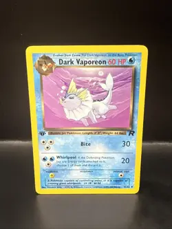 Pokemon TCG Dark Vaporeon 1st Edition Uncommon Card 45/82 C - Image 3