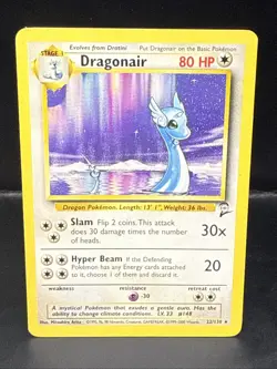 Pokemon TCG Dragonair Base Set 2 Rare Card 22/130 B - Image 2