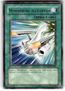 Yu-Gi-Oh Morphtronic Accelerator CSOC-EN050 Rare Near Mint Card - Image 1