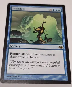 Inundate - Eventide - MTG - Magic the Gathering - NM - Image 1