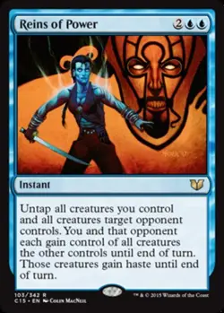 x1 Reins of Power R MTG Commander 2015 M/NM, English - Image 1