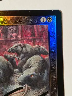 FOIL RAVENOUS RATS Signed Urza's Destiny MTG Magic the Gathering FREE Shipping - Image 5