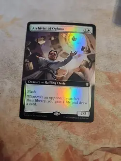 Archivist Of Oghma Extended Art Foil Commander Legends Battle For Baldur's Gate - Image 1