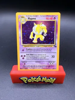 Pokemon TCG Hypno #8/62 Holo Fossil Unlimited Rare WOTC VTG 1999 NM - Image 1