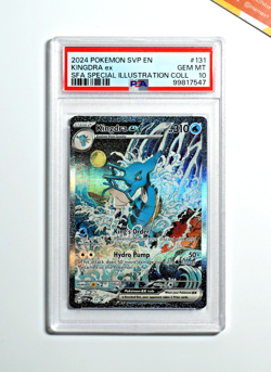 Pokemon PSA 10 Kingdra Ex #131 Special Illustration Collection 2024 English - Image 1
