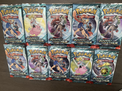 Pokemon TCG JOURNEY TOGETHER BOOSTER PACK LOT OF 10 New Sealed Fast Ship - Image 5