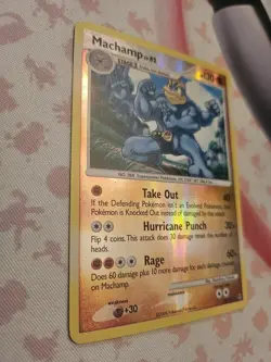 Pokemon TCG Machamp Holo Rare 20/100 D&P Stormfront Reverse Holo MP/HP - Image 2