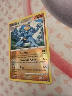 Pokemon TCG Machamp Holo Rare 20/100 D&P Stormfront Reverse Holo MP/HP - Image 3
