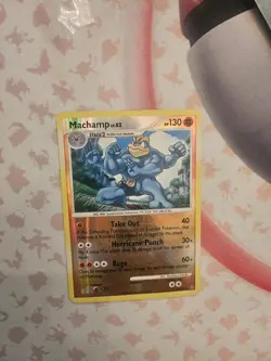 Pokemon TCG Machamp Holo Rare 20/100 D&P Stormfront Reverse Holo MP/HP - Image 5