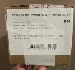 Pokemon TCG SWSH Silver Tempest Booster Box Case SEALED - Image 1