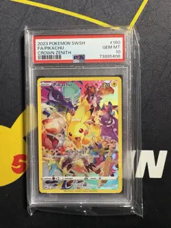 Pokemon Pikachu 160/159 Crown Zenith Secret Rare Full Art Holo PSA 10 ⚡ - Image 1