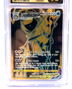 2022 POKEMON " PRISTINE " GRADE 10 ! ICE RIDER CALYREX VMAX # TG29/TG30 LOW POP - Image 2