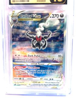 2023 POKEMON " PRISTINE " GRADE 10 ! DARKRAI VSTAR # GG50/GG70 AWESOME ! - Image 2