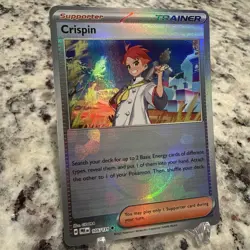 Pokemon TCG Crispin - (Poke Ball Pattern) 105/131 Prismatic Evolutions Holo - Image 2