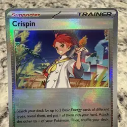 Pokemon TCG Crispin - (Poke Ball Pattern) 105/131 Prismatic Evolutions Holo - Image 4