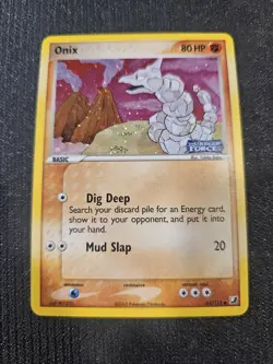Pokemon Onix 65/115 Ex Unseen Forces Holo Stamped. Near Mint. - Image 1