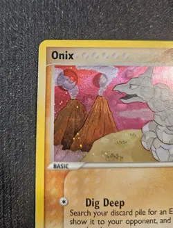 Pokemon Onix 65/115 Ex Unseen Forces Holo Stamped. Near Mint. - Image 5