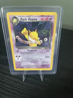 Pokemon Dark Hypno 9/82 Team Rocket Holo Rare LP or better - Image 1