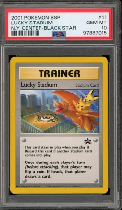 Pokemon Lucky Stadium N.Y. Center Black Star Promo #41 PSA 10 Gem Mint - Image 1