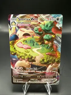 Pokemon Snorlax VMAX Ultra Rare Full Art Holo 142/202 Sword & Shield TCG B - Image 1