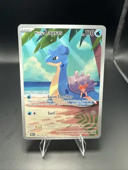 Pokemon TCG Misty's Lapras Destined Rivals 194/182 Rare Special Full Art - Image 2