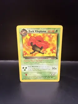 Pokemon Dark Vileplume TCG 30/82 Non-Holo Rare Team Rocket - Image 3