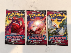 🔥 (3) Pokemon Sword & Shield Fusion Strike Booster Pack Factory Sealed - Image 5