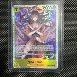 Nico Robin EB03-055 SR Foil English One Piece TCG Card Near Mint - Image 1