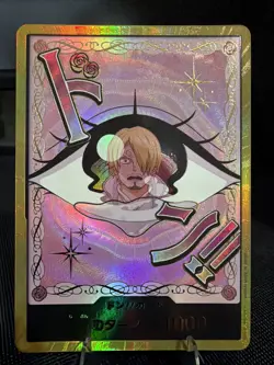 DON !! Card Sanji Charlotte Pudding gold Japanese ONEPIECE Card The Best Vol.2 - Image 1