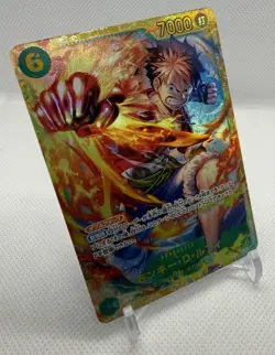 Japanese One Piece near mint Monkey.D.Luffy Carrying On His Will OP13-118 - Image 2