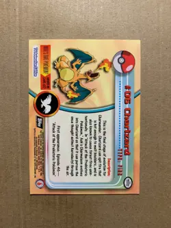 Charizard #06 Series 1 Black Label - TOPPS Pokemon Card - EXCELLENT - Image 2