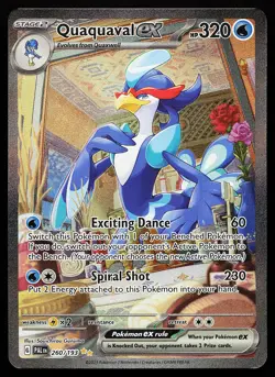 Quaquaval ex 260/193 Holo Special Illustration Rare Paldea Evolved Pokemon Card - Image 1